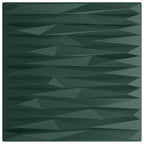 Vidaxl 12 st wandpanelen steen 3 m² 50x50 cm xps groen