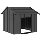 Vidaxl hondenhok met dak 85x107x81 cm gegalvaniseerd staal