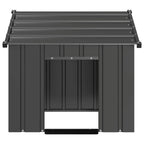 Vidaxl hondenhok met dak 85x107x81 cm gegalvaniseerd staal