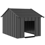 Vidaxl hondenhok met dak 83x130x85 cm gegalvaniseerd staal