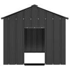 Vidaxl hondenhok met dak 113x153x101 cm gegalvaniseerd staal