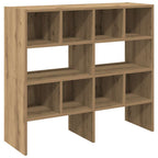 Vidaxl schoenenrekken 2 st stapelbaar 89,5x30x40 cm artisanaal eiken