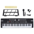 Vidaxl 61 toetsen piano elektrisch keyboard met muziekstandaard