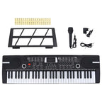 Vidaxl 61 toetsen piano elektrisch keyboard met muziekstandaard