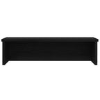 Vidaxl keukenrek stapelbaar 60x15x16 cm bewerkt hout zwart
