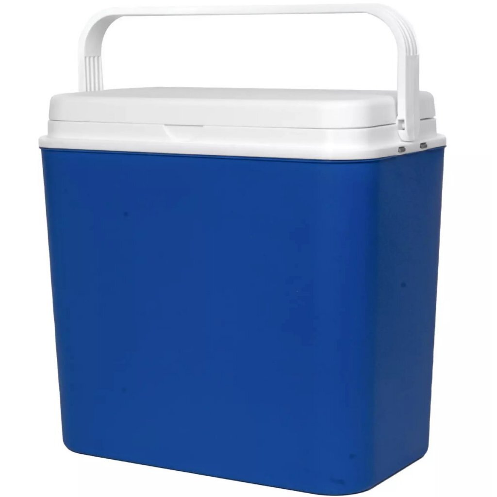 Benson - Benson koelbox 24l blauw/wit