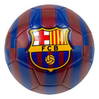 Overige merken voetbal barcelona maat 5 blauw rood