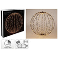 S.I.A. - S.I.A. Decoratie led bal 40 cm 240 led's warm wit zwart