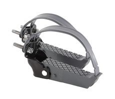 Reproches pliables avec des ceintures noires / gris