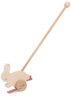 Trixie houten duwfiguur - mrs. rabbit