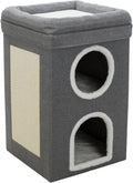 Trixie krabpaal cat tower saul grijs