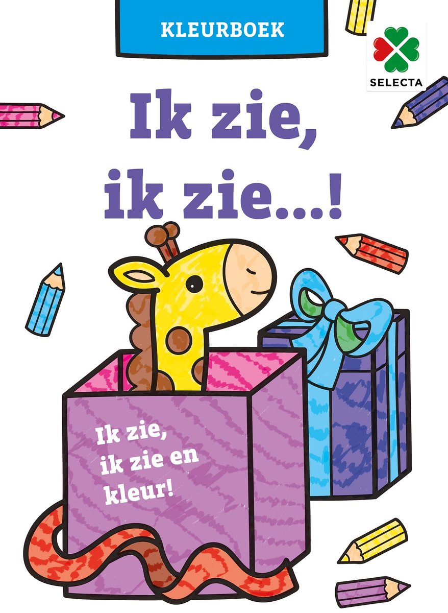 Selecta - Selecta Tactic ik zie ik zie...! - kleur- en activiteitenboek - zoek- kijk- en puzzelboek voor kinderen - vanaf 4 jaar