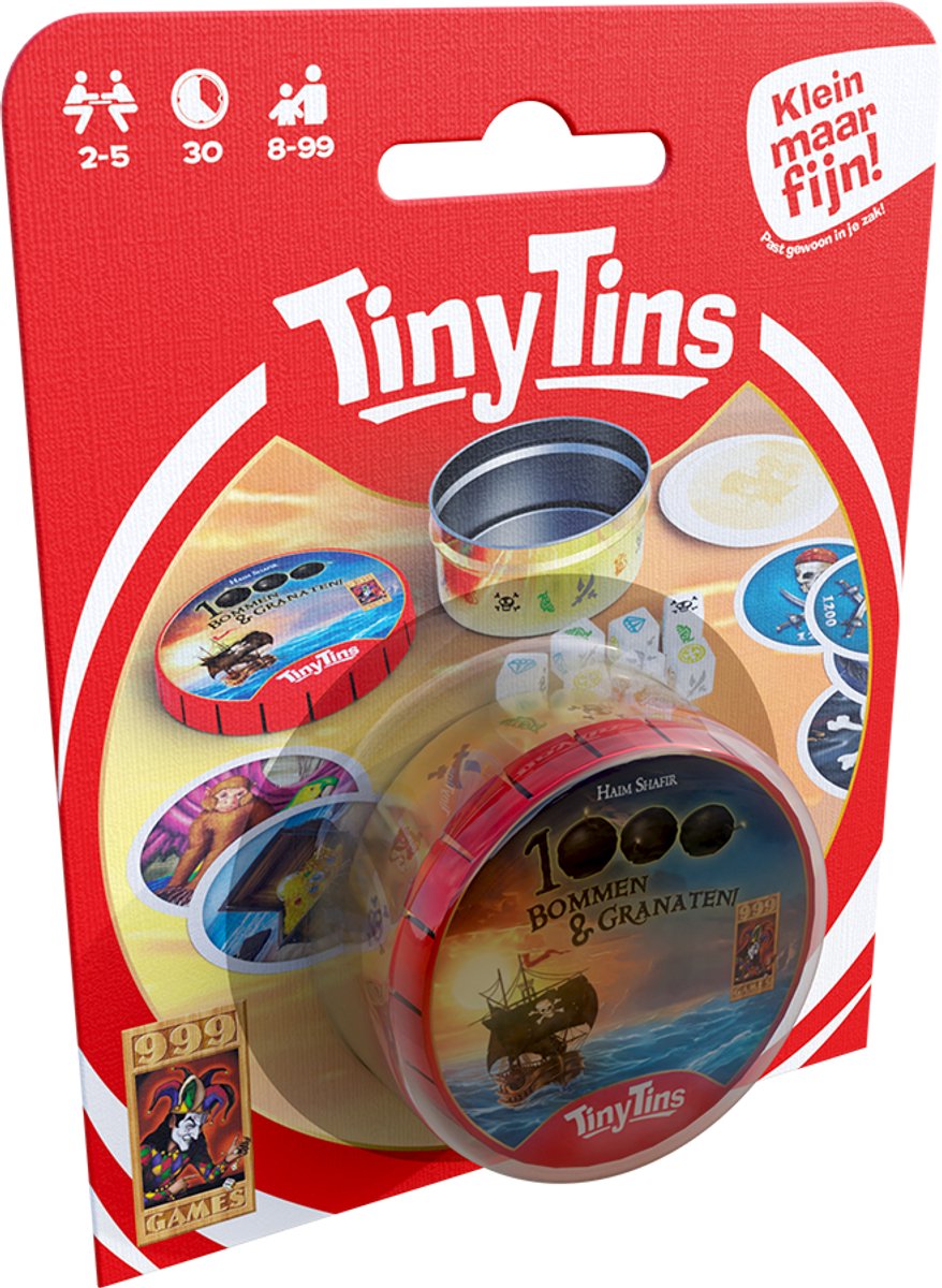 999games tiny tins: 1000 bommen en granaten
