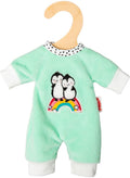 Heless - Heless Velours poppenrompertje pinguin 20-25 cm