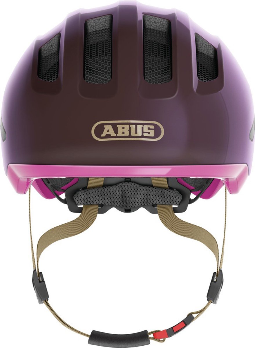 ABUS - ABUS Fietshelm smiley 3.0 ace led royal purple s - 45-50 cm - paars - geschikt voor gebruik op kinderfietsen - 230 g