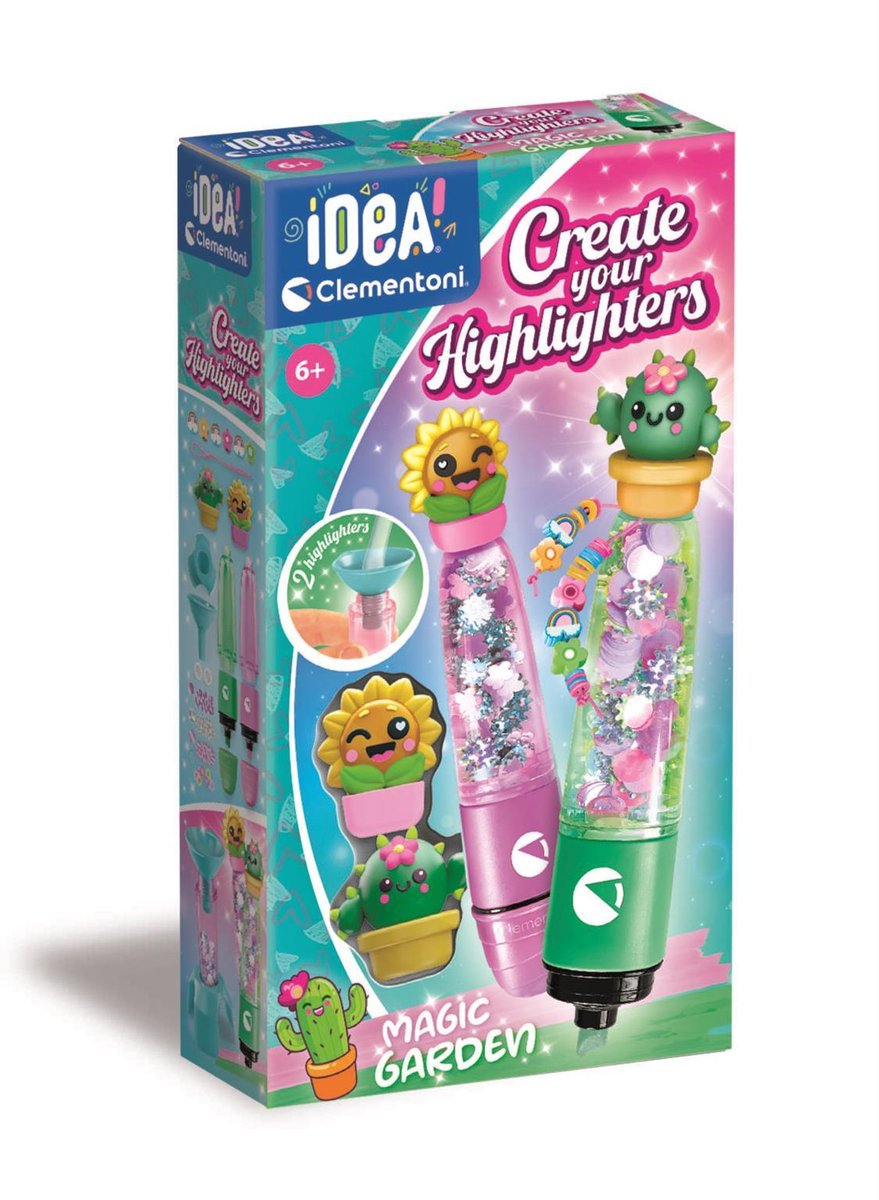 Clementoni - idea maak je eigen markeerstiften - tuin
