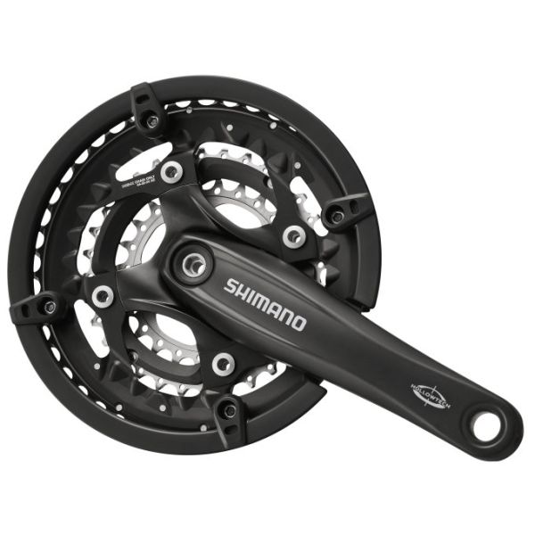 Shimano - Crankstel 3 x 10 speed trekking fc-t521 met 175mm crankarm 44-32-24t octalink - zwart