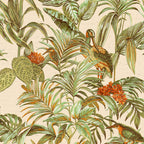 Dutch wallcoverings behang bird-of-paradise groen