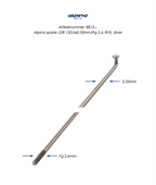 Rayons Alpina en acier inoxydable 13-294 sans écrou