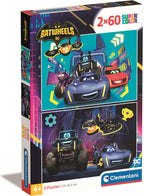 Clementoni legpuzzel super color batwheels, 2x60st.