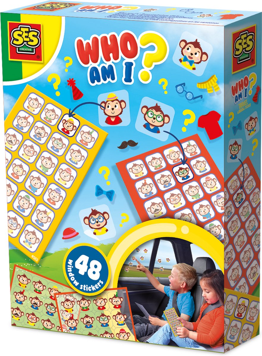 SES Creative - Creative Ses wie ben ik? - reisspel raamsticker