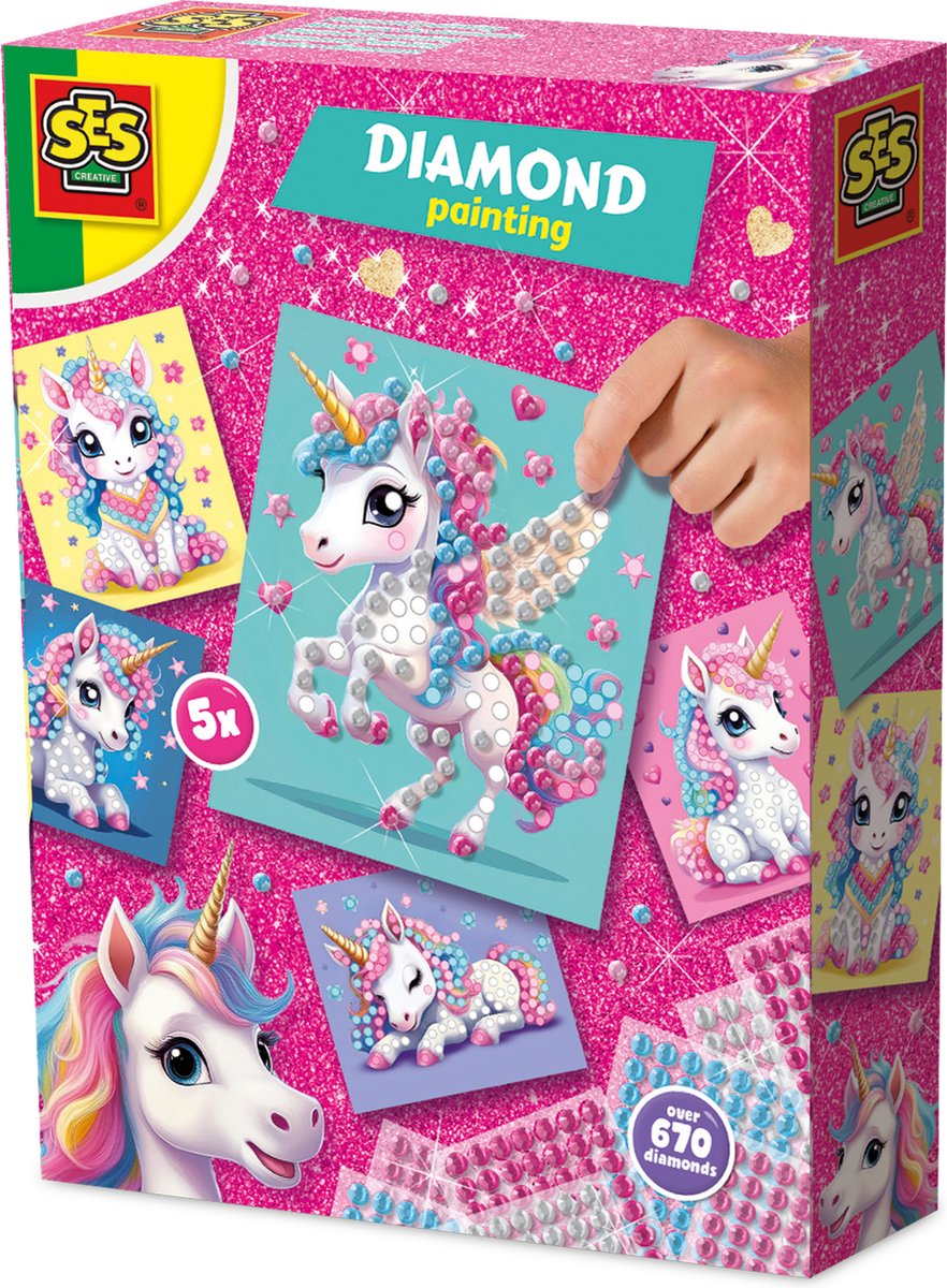 SES Creative - Creative Ses diamond painting - eenhoorn
