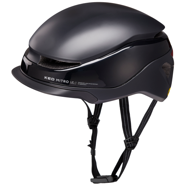 Ked fietshelm mitro ue-1 m (52-58cm) - mat zwart