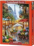 Castorland spring flowers paris – puzzel – 1.000 stukjes – satijnen afwerking – perfecte pasvorm – europese kwaliteit