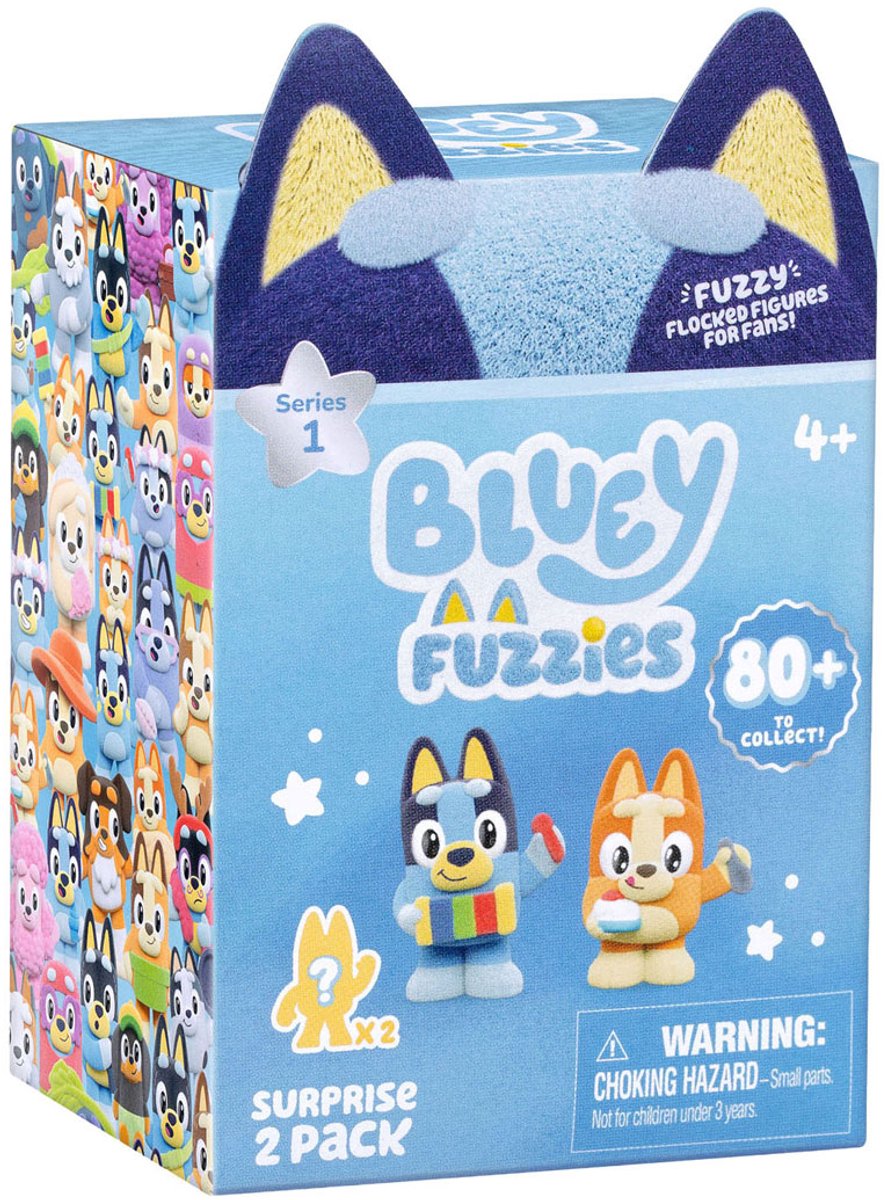 Spectron - Spectron bluey verzamelfiguren - mini speelfiguren 2-pack blind box.