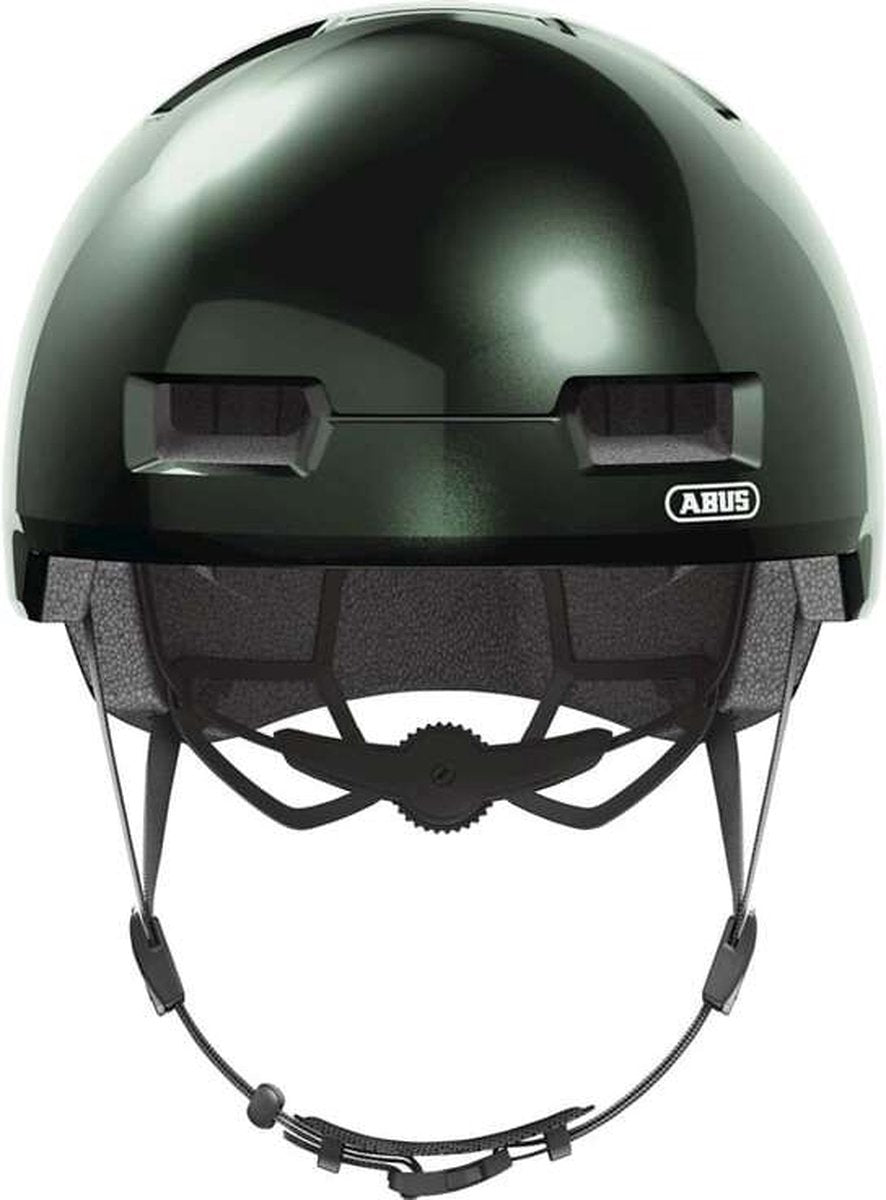 ABUS - ABUS Fietshelm skurb moss green m - 55-59 cm - groen - geschikt voor gebruik op elektrische fietsen - stadsfietsen - 310 g