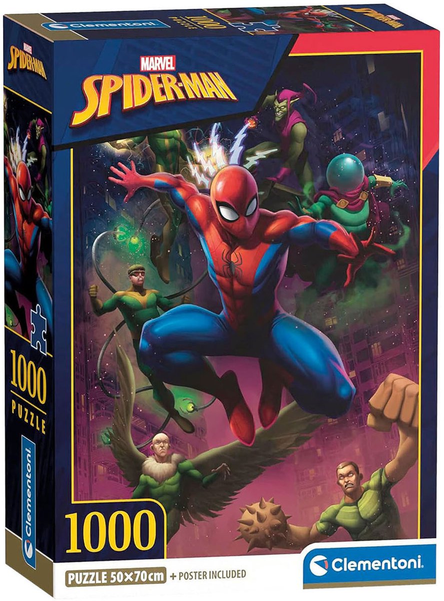 Clementoni - legpuzzel spiderman - 1000st.