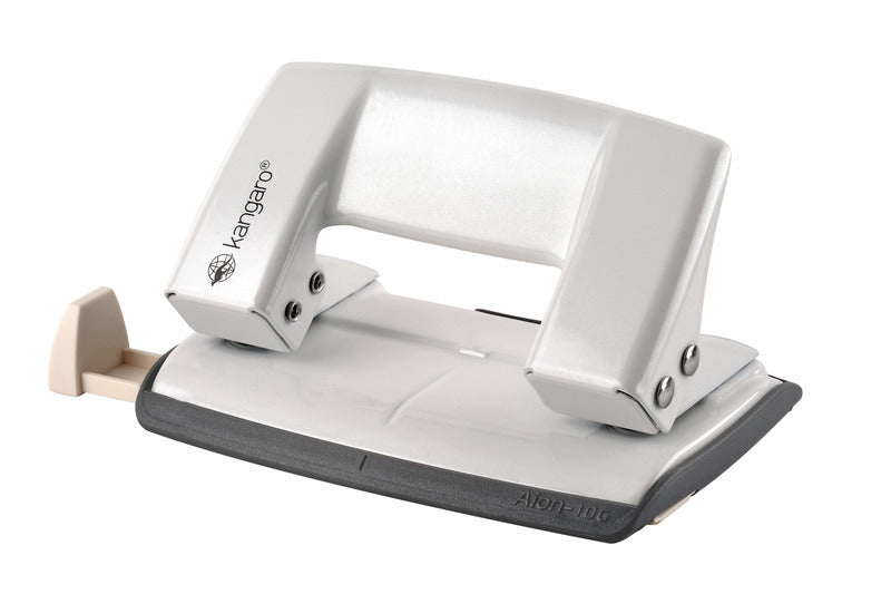 Kangaro perforator + nietmachine - ivoor