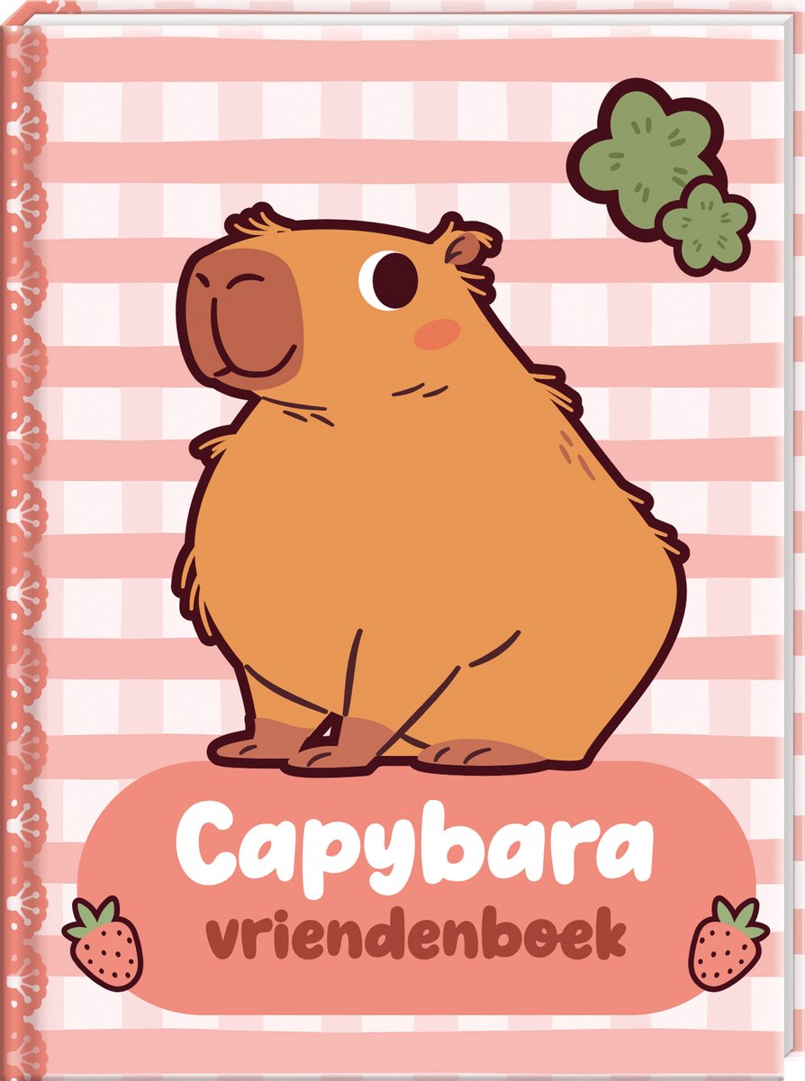 Interstat - Interstat Vriendenboek capybara - kinderen - hardcover - dieren
