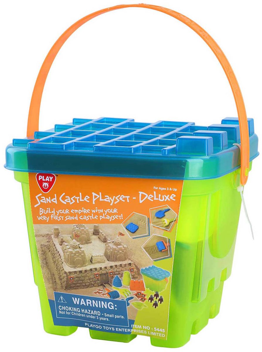 Playgo - go strandset kasteel met accessoires 21dlg.