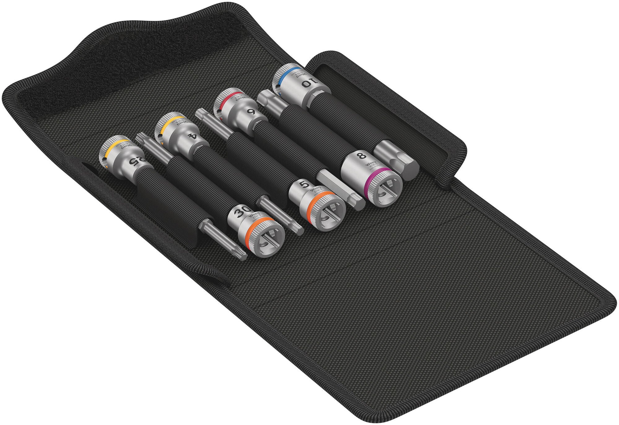 Wera bicycle set 8, 7‑delig dopsleutel (zwart)