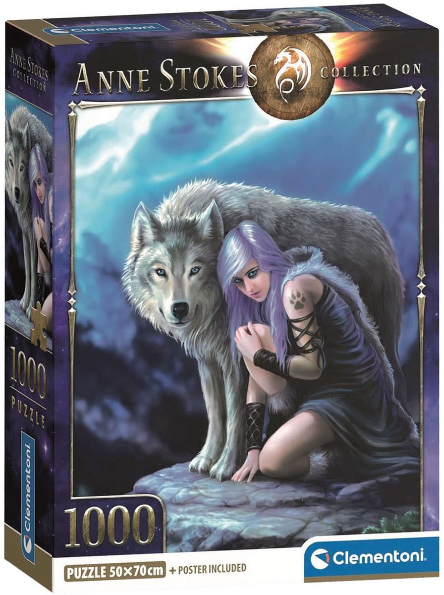 Clementoni legpuzzel anne stokes protector - 1000st.