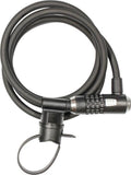 Kryptonite - Kryptonite kryptoflex 1218 cijferslot – kabelslot – spiraalkabel met combinatieslot – veelzijdig slot – 180 cm – staal – zwart