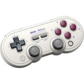 8bitdo sn30 pro gamepad (lichtgrijs, bluetooth, usb, pc, nintendo switch switch 2)