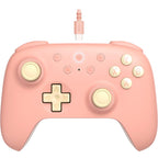 8bitdo ultimate 2c wired gamepad (perzik lichtgeel)