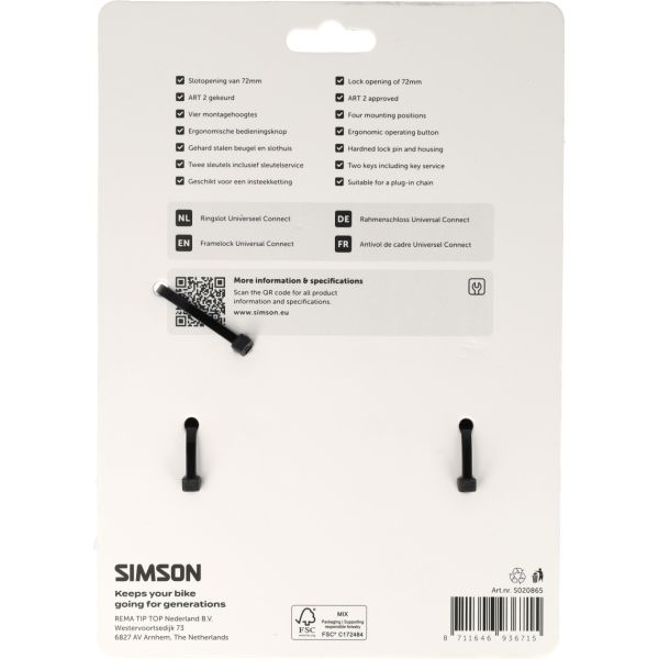 Simson - ringslot art**