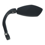 Edge spiegel e-bike links 360 graden verstelbaar 21-26 mm - zwart