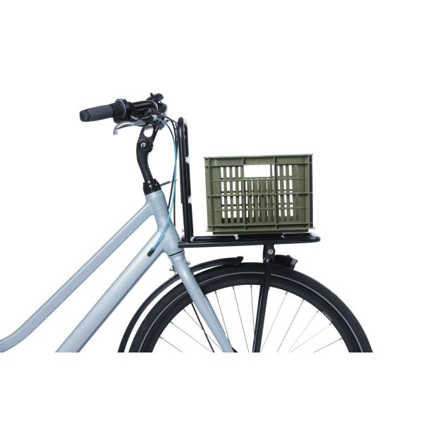 Caisse à vélo Basil S - petite - 17,5 litres - verte