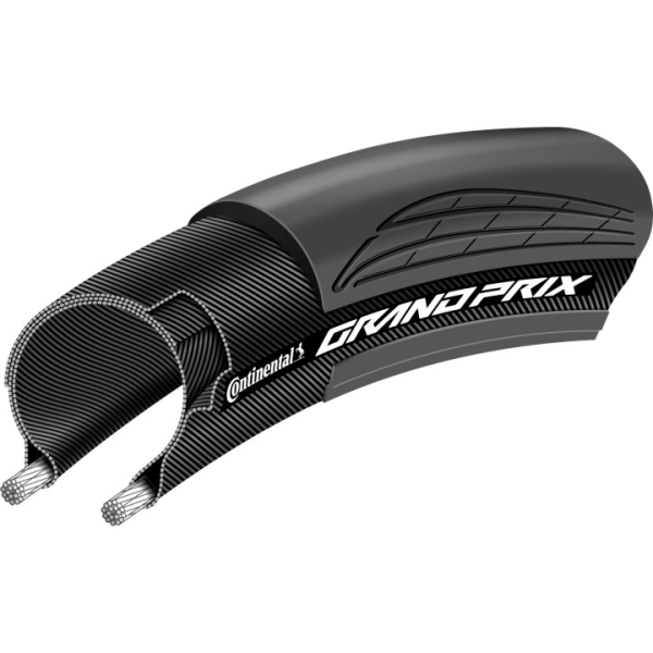 Continental vouwband grand prix 28-622 zwart