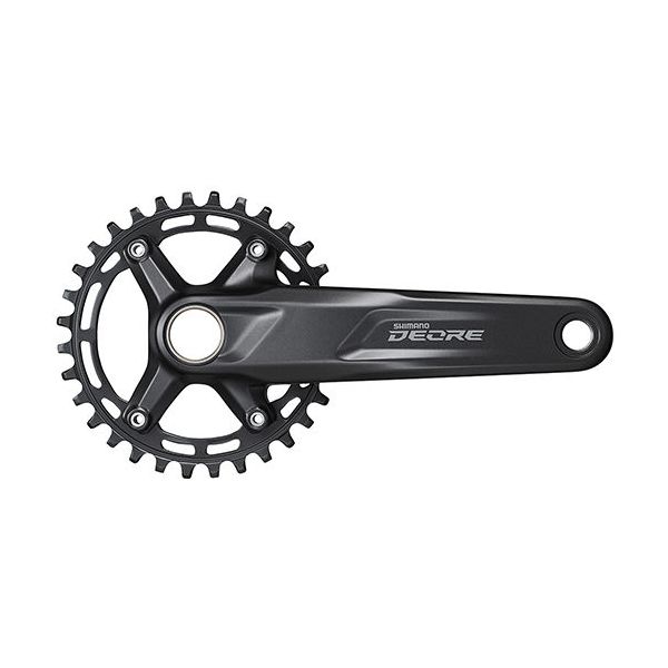 Shimano crankstel 10 11 speed deore fc-m5100-1 met 170mm crankarm 30t - zwart