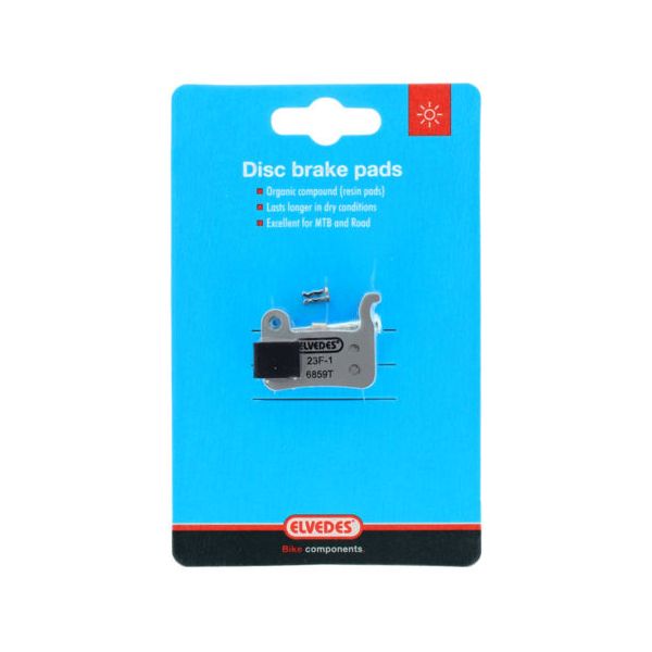 Elvedes - Schijfremblokset - organische compound (resin) - 1 paar