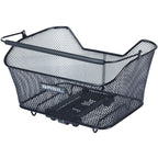 Basil fietsmand base m met mik bevestiging 14 liter 25 x 33 x 17 cm - zwart