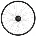 Shimano - Achterwiel 28 1/4inch nexus 8 naaf (zwart) - zac2000 velg (zwart) met rvs spaken - voor schijfrem
