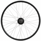 Shimano - Achterwiel 28 1/4inch nexus 8 naaf (zwart) - zac2000 velg (zwart) met rvs spaken - voor schijfrem