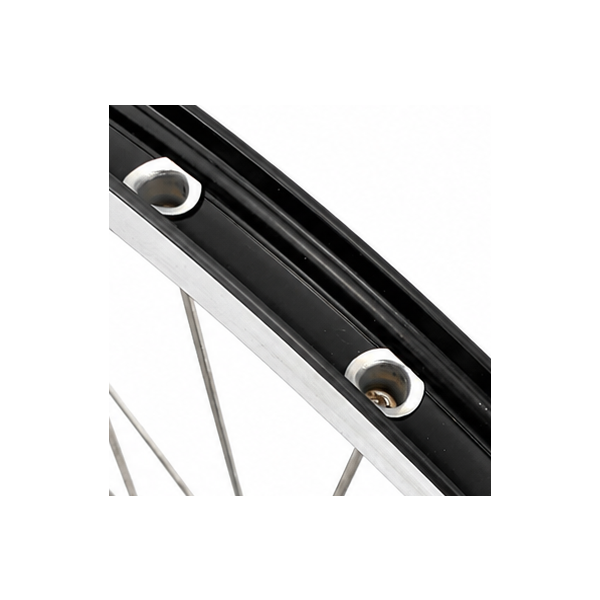 - Achterwiel 28 1/4inch - Favorit remnaaf - ZAC2000 velg (zwart/zilver)