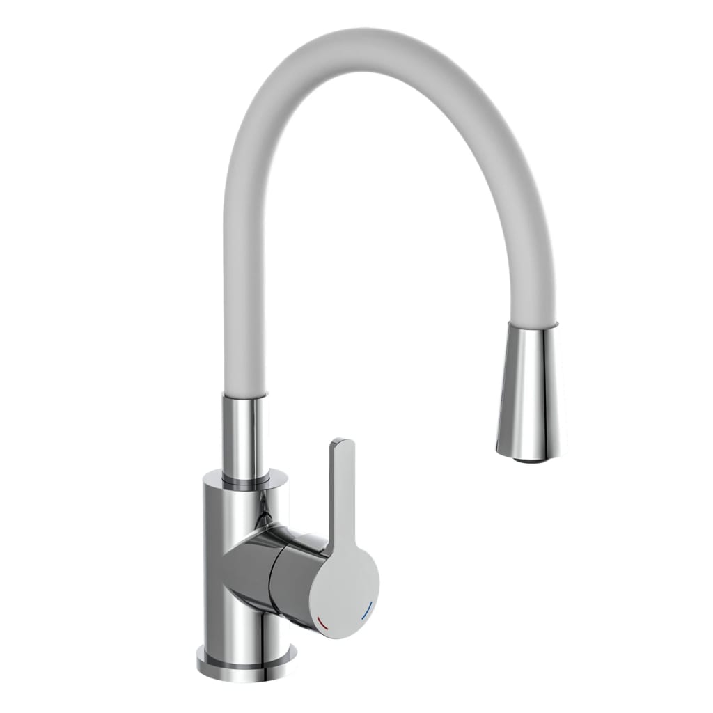Hg eisl flexo mengkraan keuken | chroom-lichtgrijs - ni186fl ni186fl